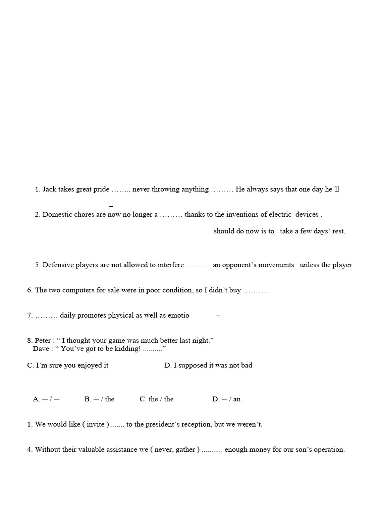 Practice Test 21 | PDF