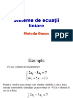 Metoda Gauss