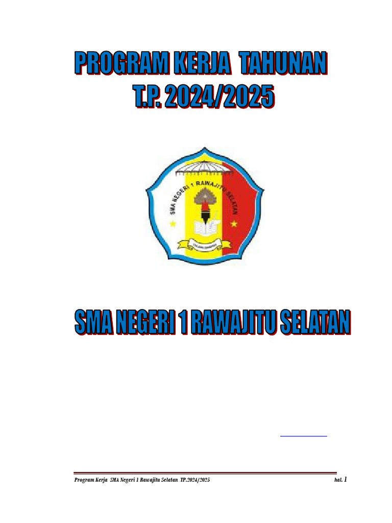 RKT SMA Negeri 1 Rawajitu Selatan TH 2024 2025 | PDF