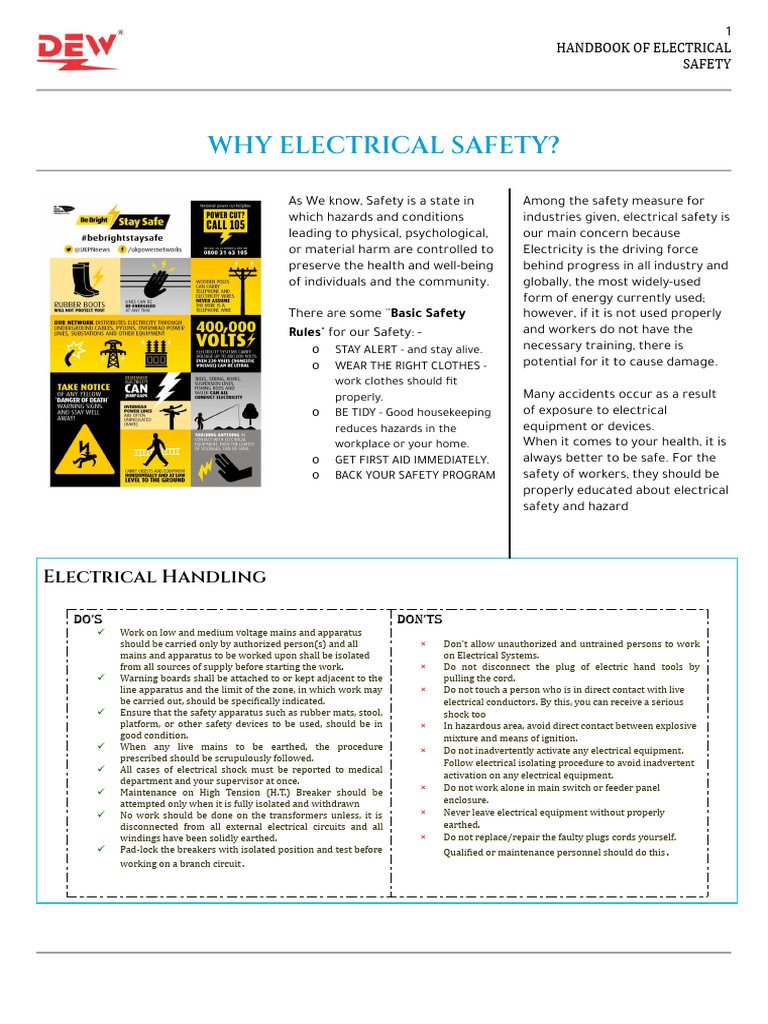 HANDBOOK OF SAFETY 2 Page 4 | PDF | Electrical Engineering | Electricity