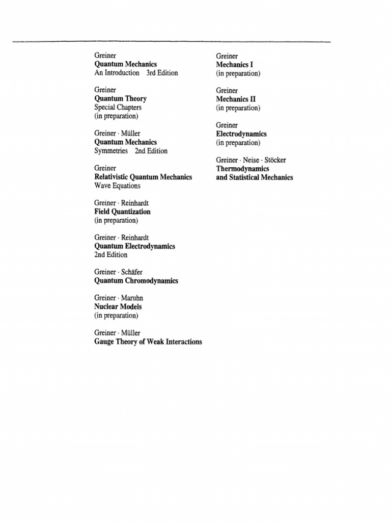 Quantum Mechanics Symmetries | PDF