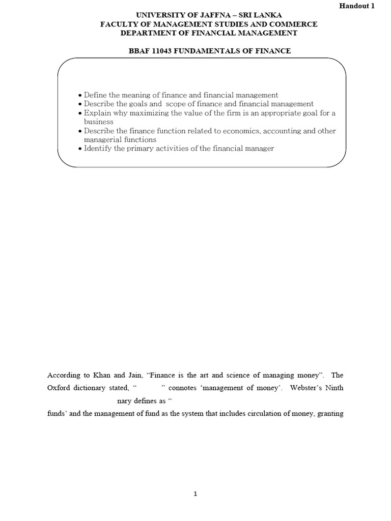 1 Chapter 1 - Introduction | PDF