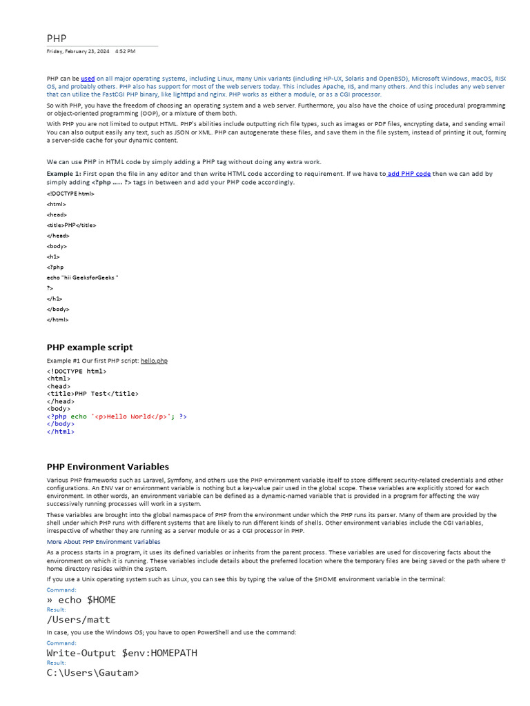 Web Technologies - Microsoft OneNote Online | PDF