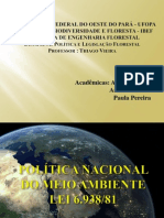 Política Nacional Do Meio Ambiente