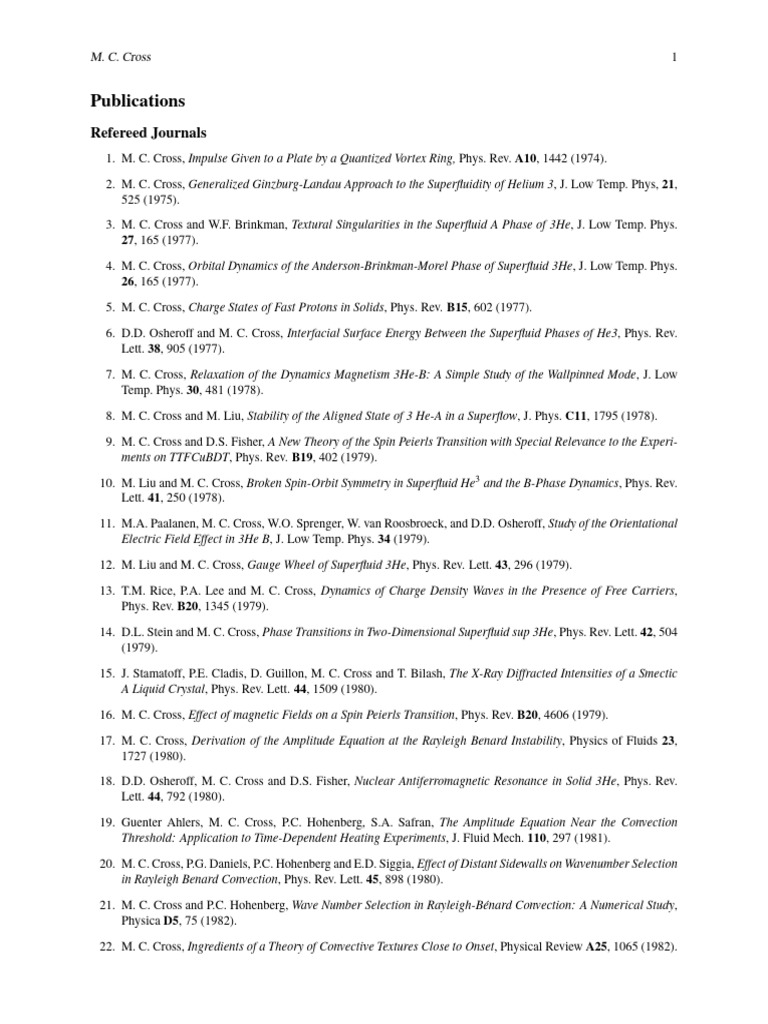 MC Cross | PDF | Chaos Theory | Science & Mathematics