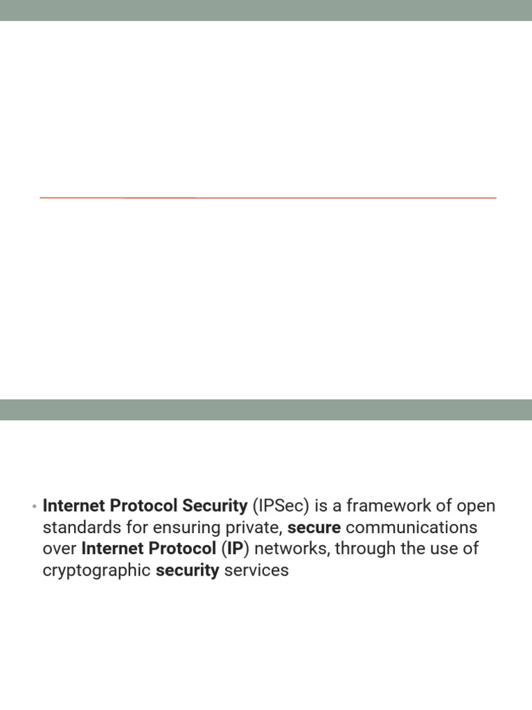 Stallings - Chapter 16 - IP Security | PDF