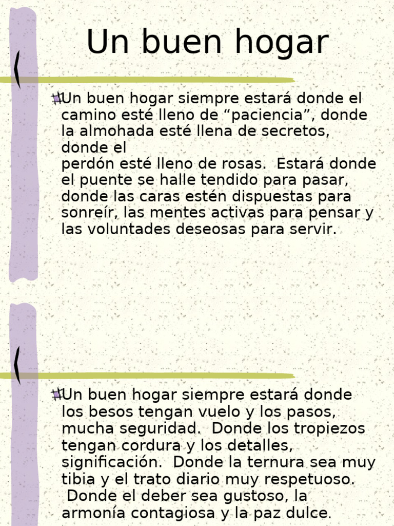La esencia de un buen hogar | PDF