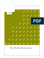 Haifa Declaration 2007 English