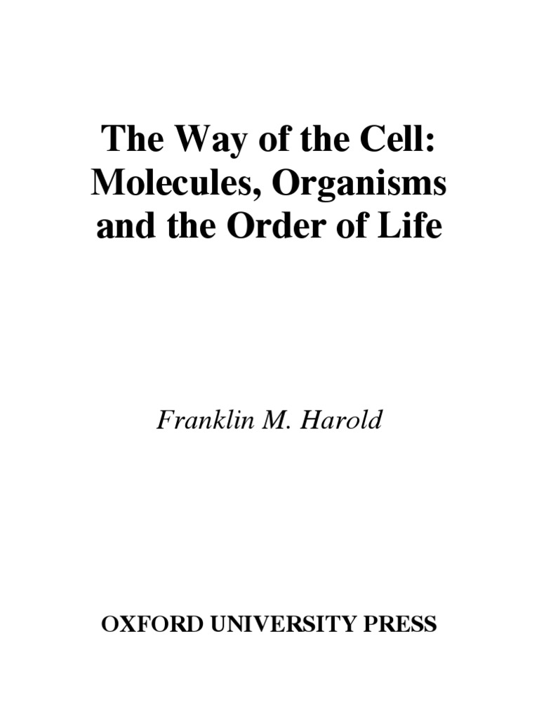 The Way of The Cell | PDF | Reductionism | Life