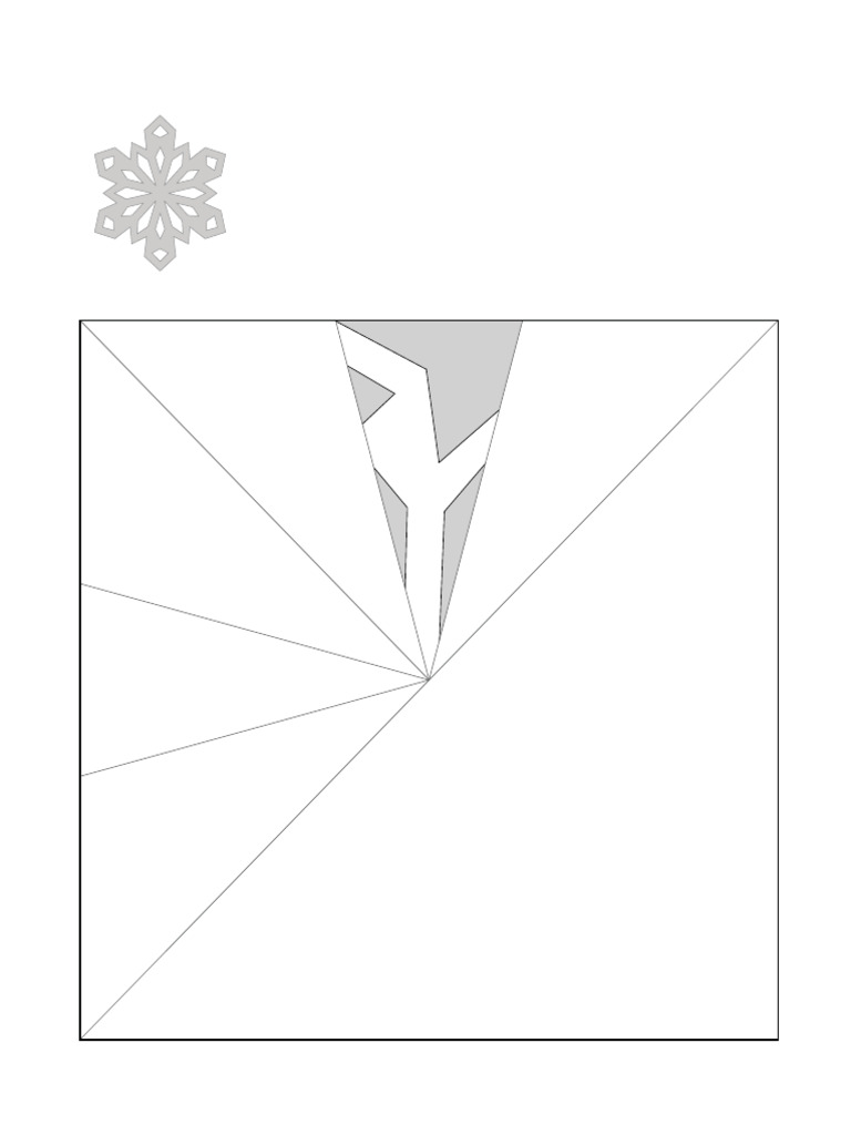 DIY Paper Snowflake Template Guide | PDF
