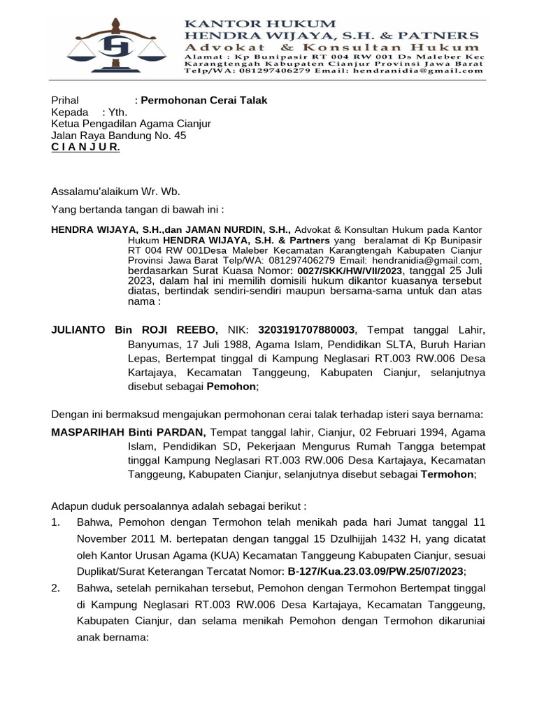 Ct. Julianto | PDF