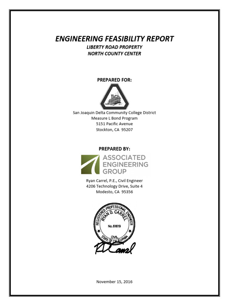 NCC Engineering Report November 2016 Byaeg | PDF | Flood | Land Lot