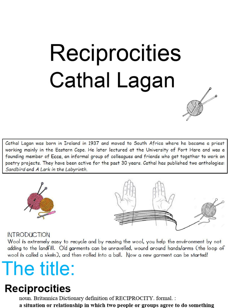 Reciprocities | PDF