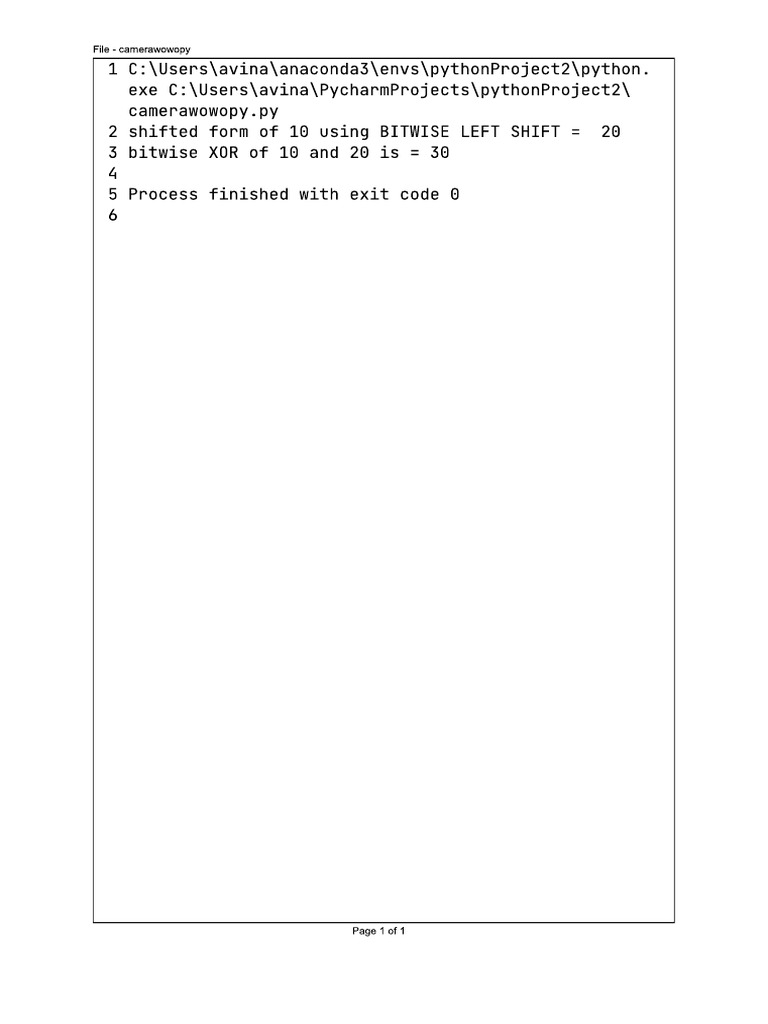 Bitwise Xor | PDF