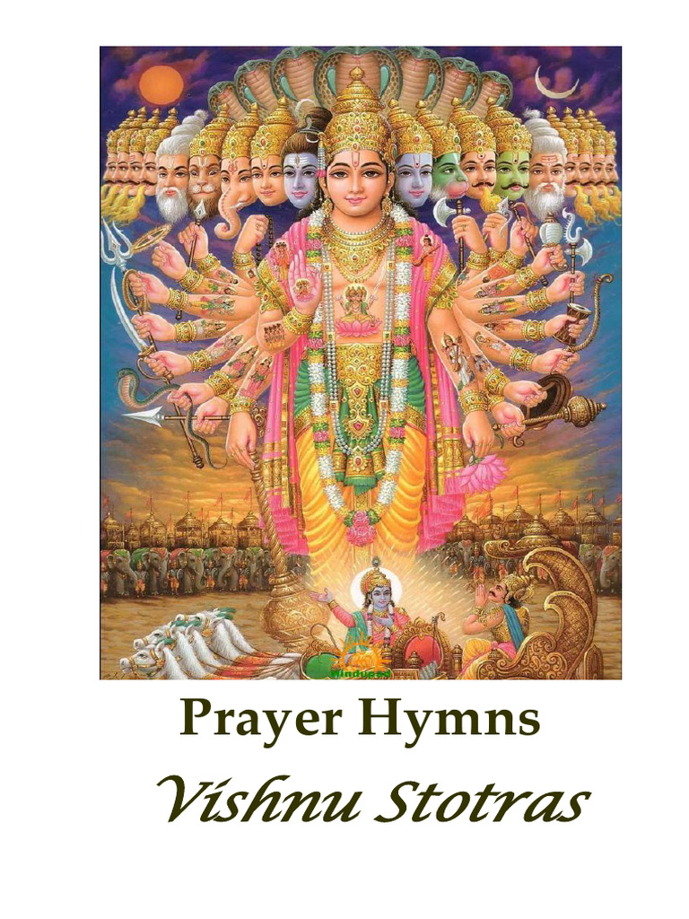 Prayer Hymns - Vishnu Stotras | PDF