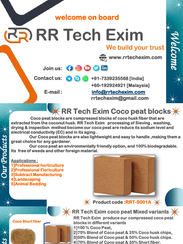 RR Tech Exim-Product-Specification-V2 | PDF