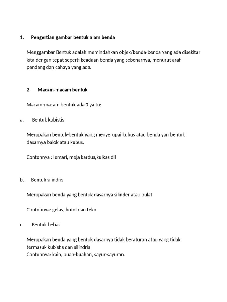 Gambar Bentuk | PDF