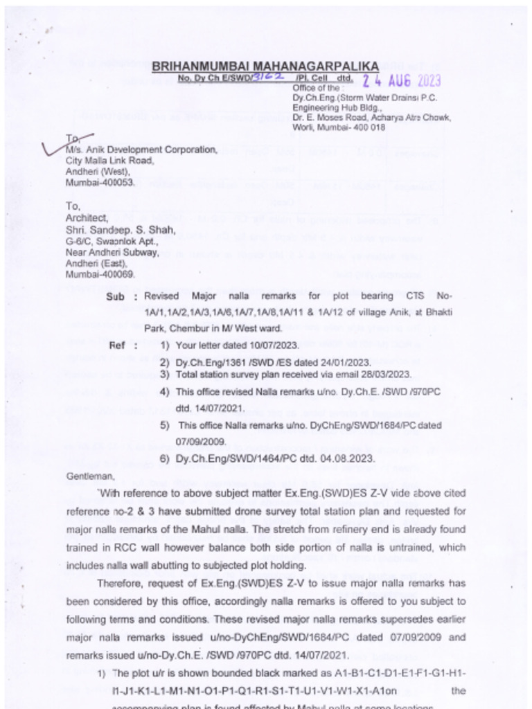 Nala Remark Letter 24082023 | PDF