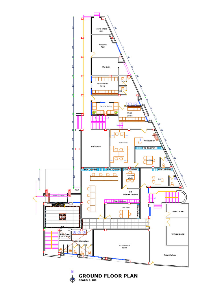 Ground Floor Plan Layout Overview | PDF