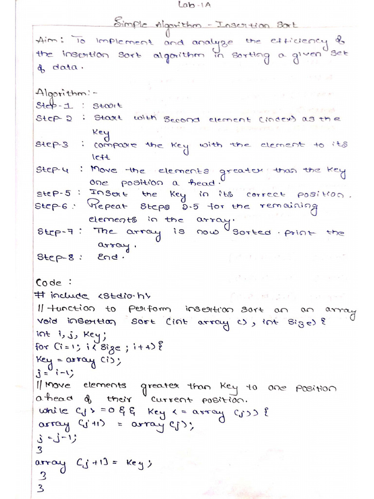 Daa Experiments | PDF
