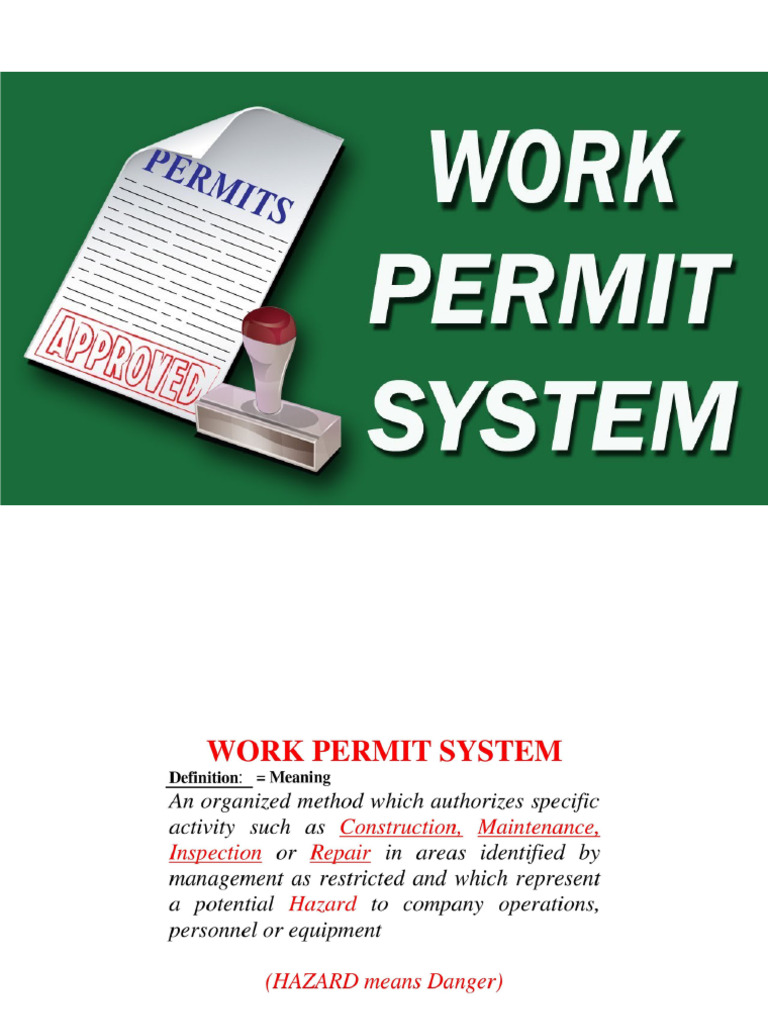 Work Permit System - 231111 - 011137 | PDF