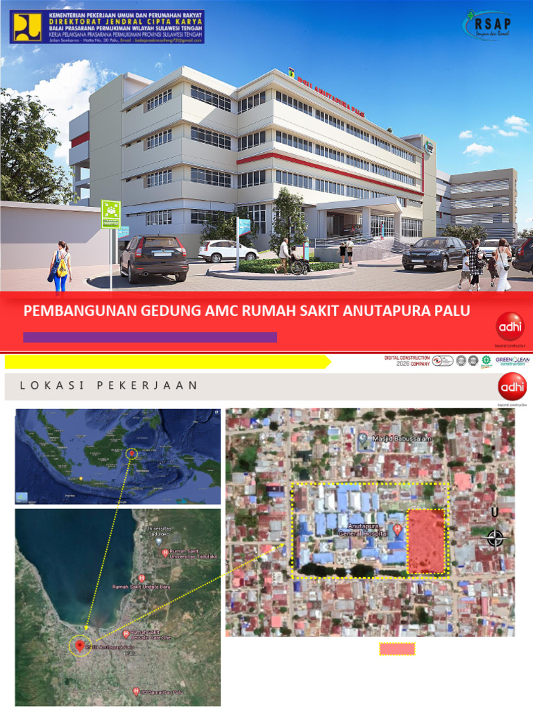 Rumah Sakit AMC Muhammadiyah bangunan modern dan profesional