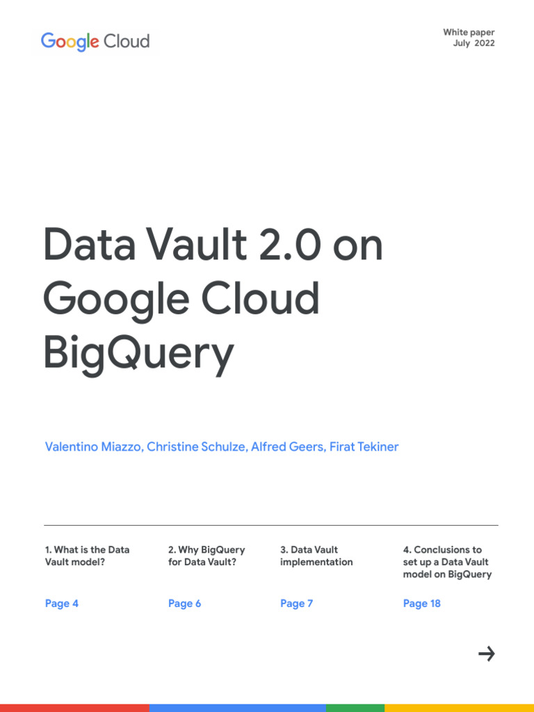 Google Cloud Data Vault - B | PDF