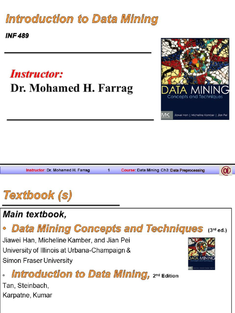 Data Mining: Data Preprocessing Techniques | PDF | Sampling (Statistics ...