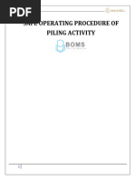 Piling Work Procedures and Standards | PDF | Deep Foundation | Welding