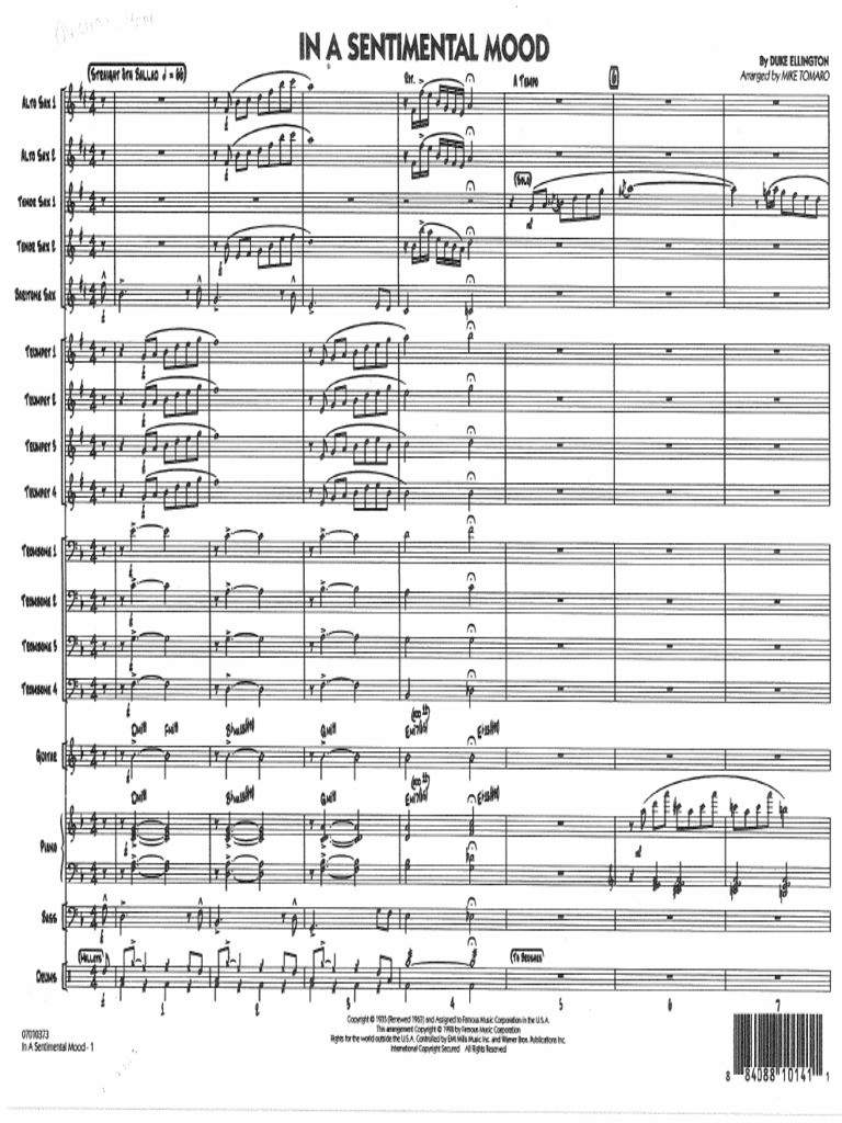 In A Sentimental Mood | PDF