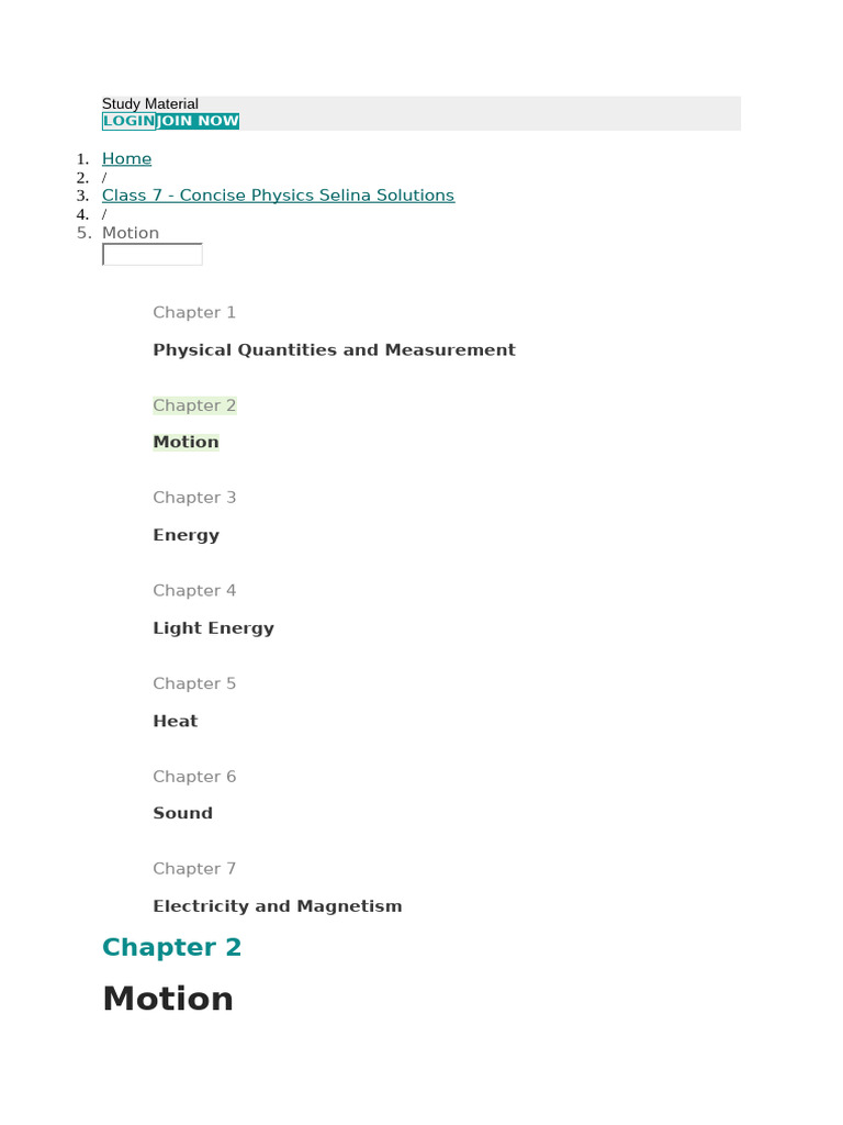 Study Material | PDF