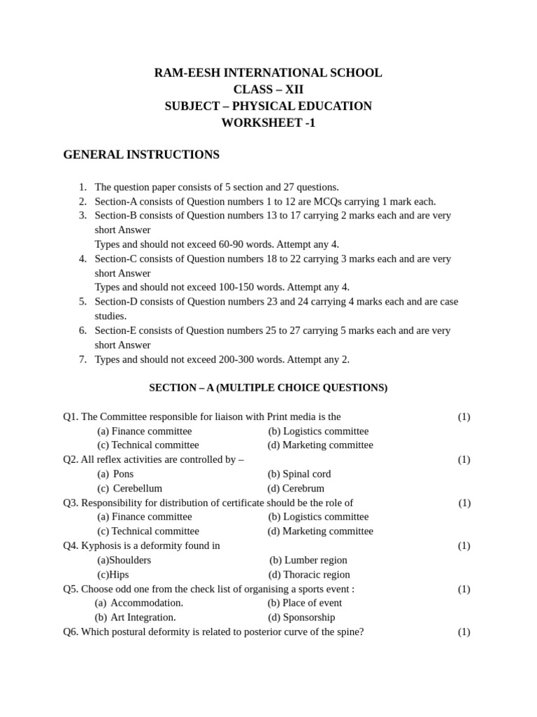 worksheet-1-6th-pdf-musculoskeletal-system-diseases-and-disorders
