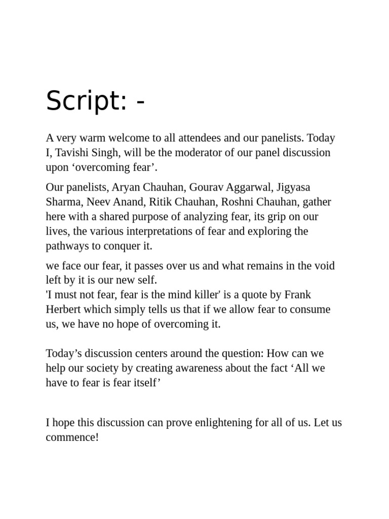 Script | PDF