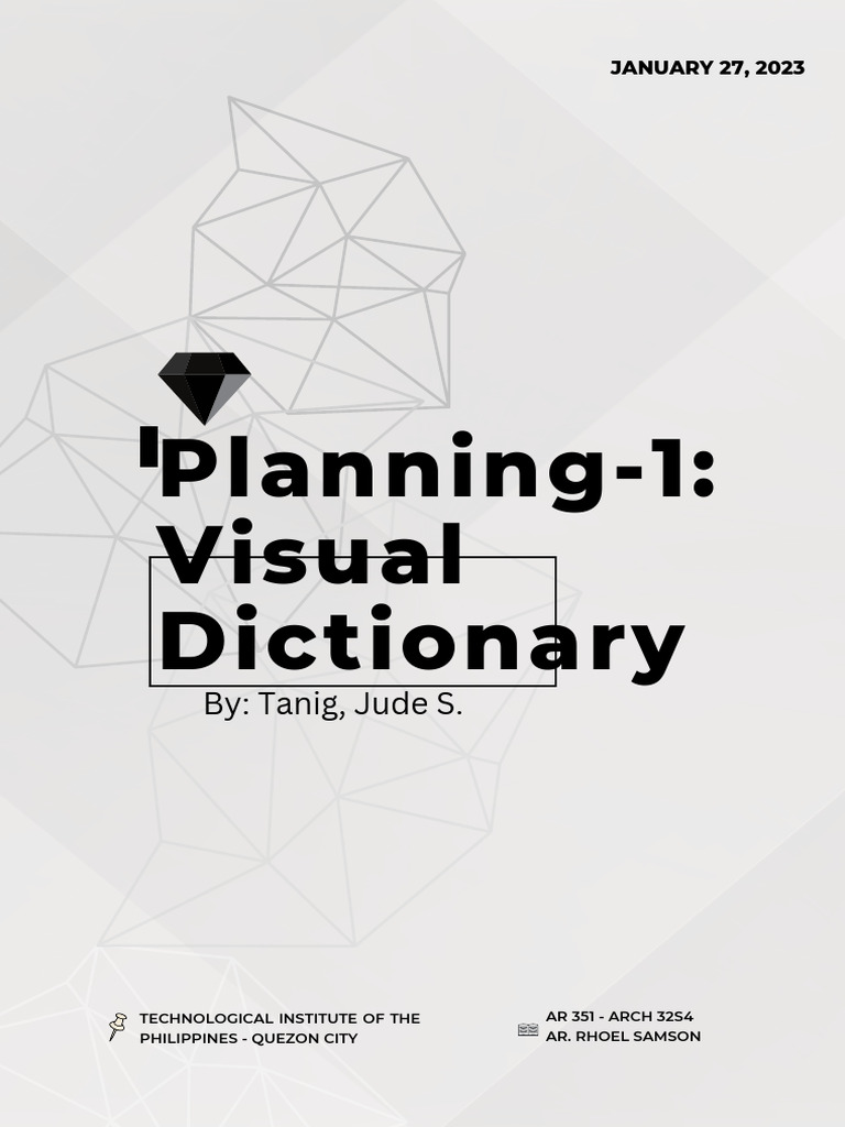 Planning 1 visual dictionary tanig pdf