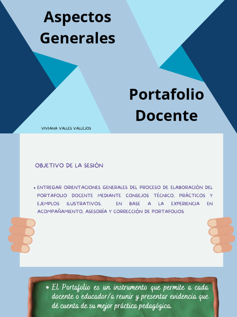 Orientaciones para Portafolio Docente | PDF | Aprendizaje | Maestros