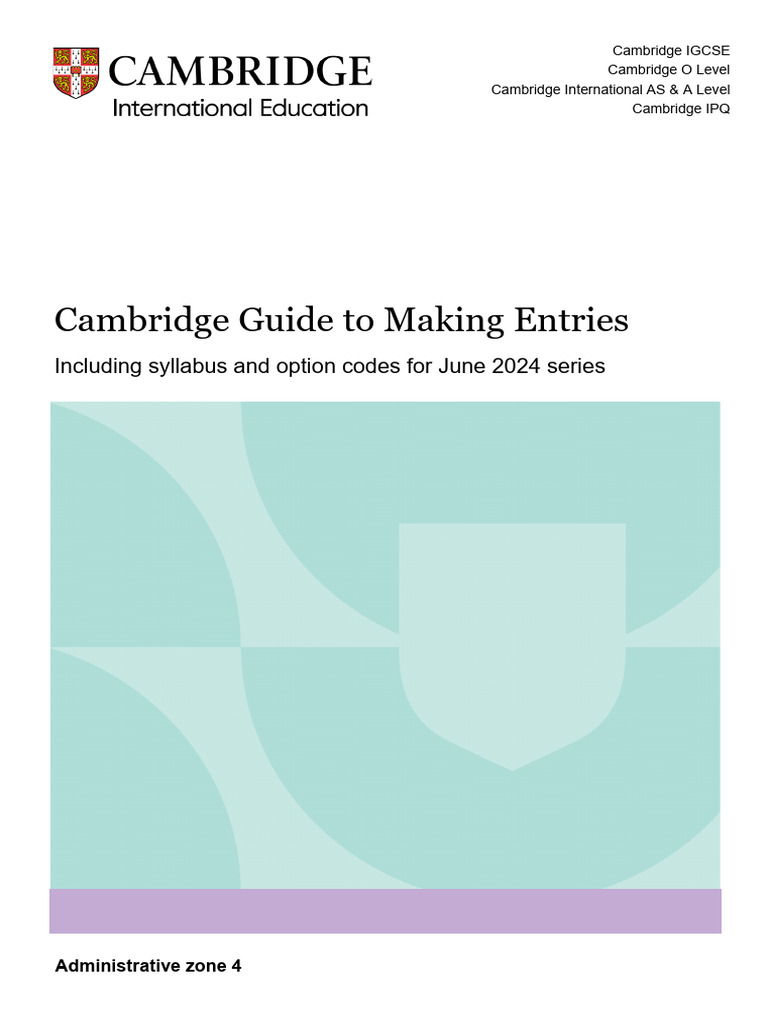Igcse Guide To Making Entries For The Belmont