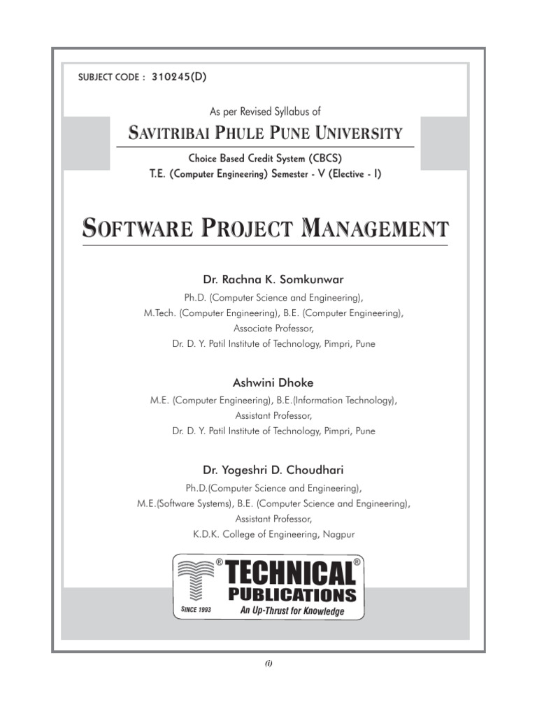 Software Project Management Technical | PDF