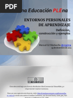 Hacia una educación PLEna. Entornos Personales de Aprendizaje (PLE)
