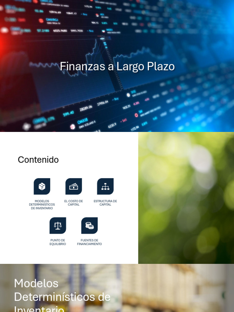 03 - Finanzas A Largo Plazo | PDF | Business | Finanzas y dinero