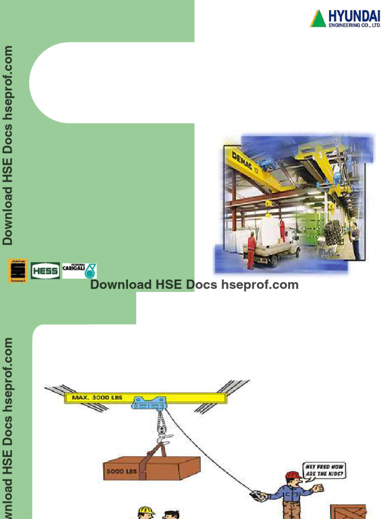 Safe Lifting Practices in Fabrication | PDF | Crane (Machine) | Rope