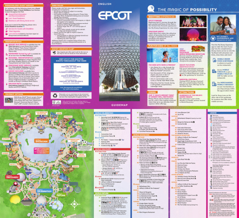 EPCOT Map | PDF