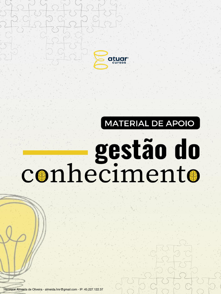 Apostila Gestão Do Conhecimento Pdf