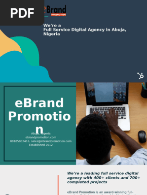 eBrand Promotion – Best Website Design Agency in Abuja
