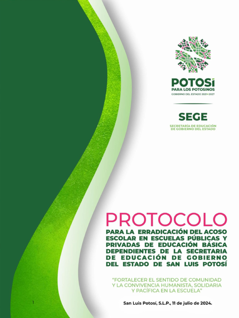 PROTOCOLO PARA LA ERRADICACIÓN DEL ACOSO ESCOLAR- 20MARZO 2024 (1_12_4 ...