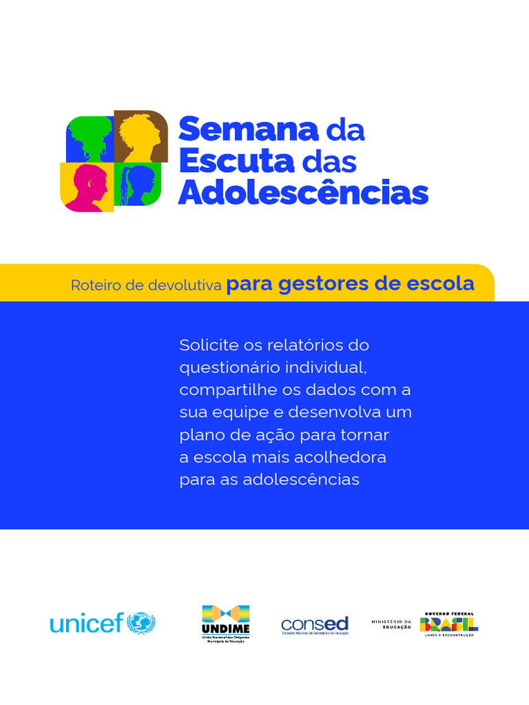 Roteiro De Devolutiva Para Gestores De Escola Pdf