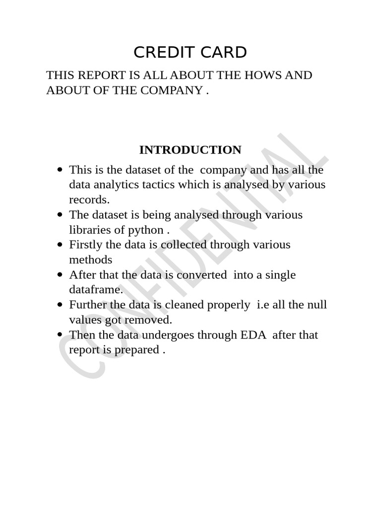 Credit Card | PDF