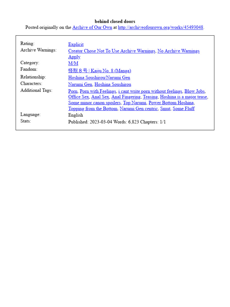 Behind Closed Doors Pdf General Fiction