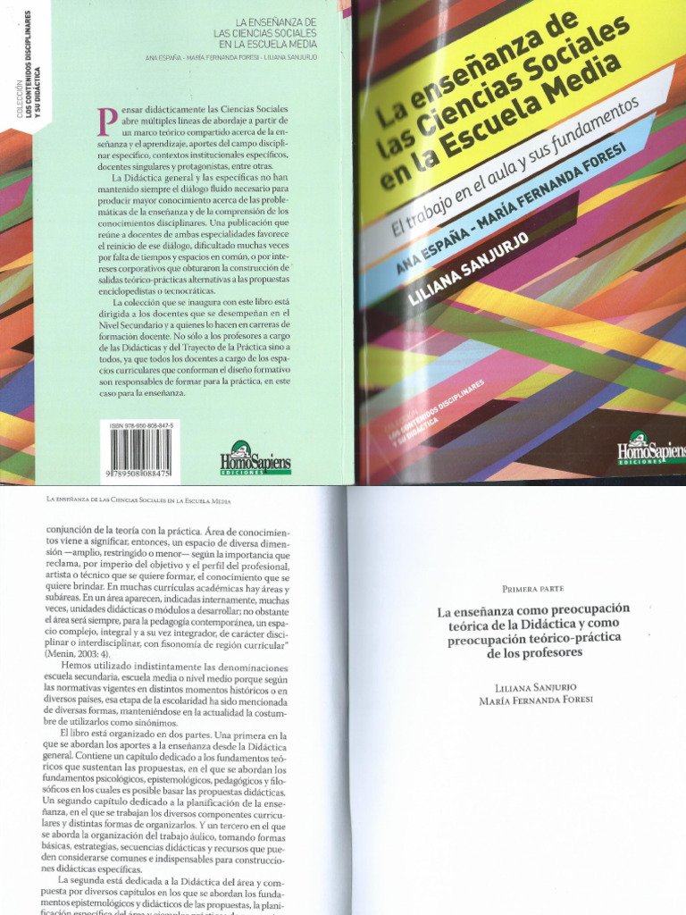 La Enseñanza de Las Cs Soc en La Escuela Media. España. Foresi | PDF