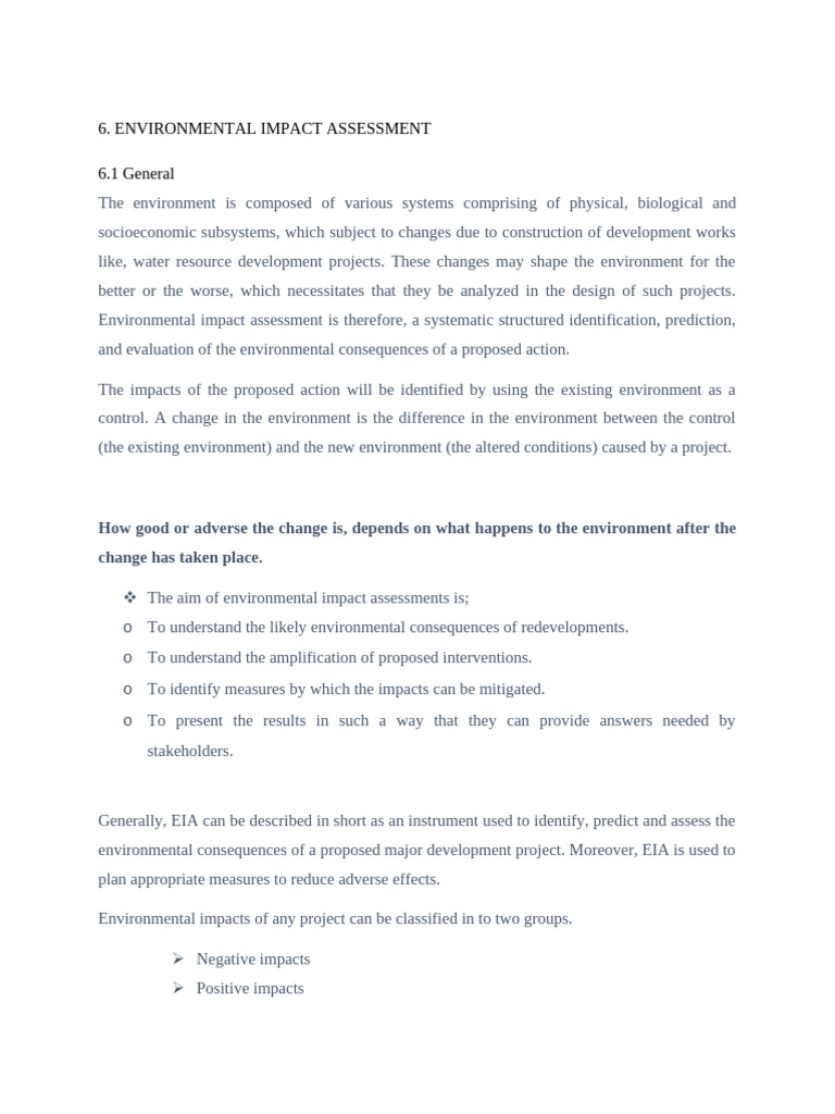 Chapter 6 Eia | PDF