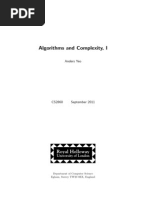 Download Algorithms and Complexity I by Sly2518 SN76158447 doc pdf